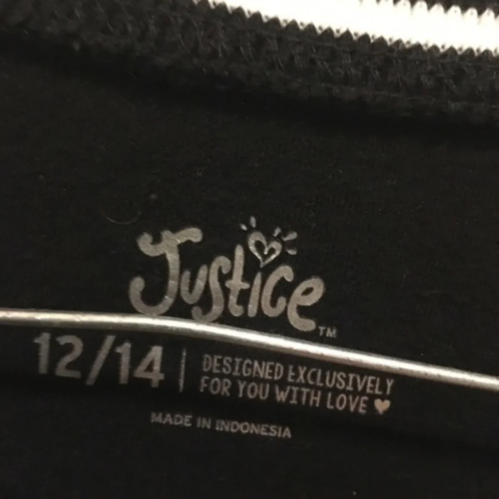 Justice Girls size 12/14 sparkly jacket